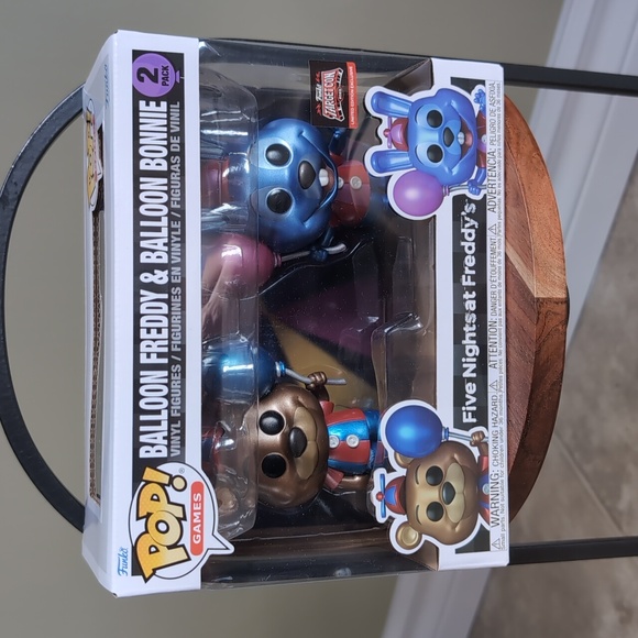 Funko Pop Five Nights at Freddy's Freddy Bonnie Metallic TargetCon Exclusive - Picture 1 of 7